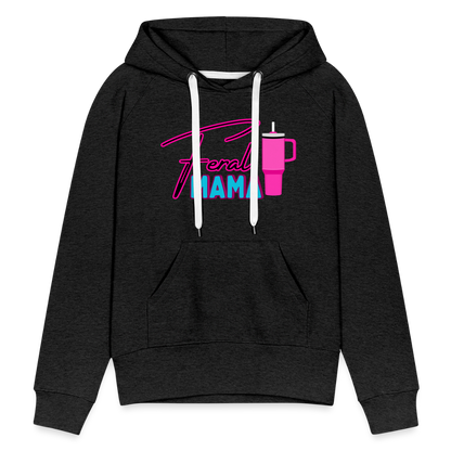 Feral Mama Women’s Premium Hoodie - charcoal grey