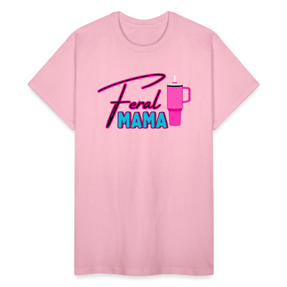 Feral Mama Gildan Ultra Cotton Adult T-Shirt - light pink