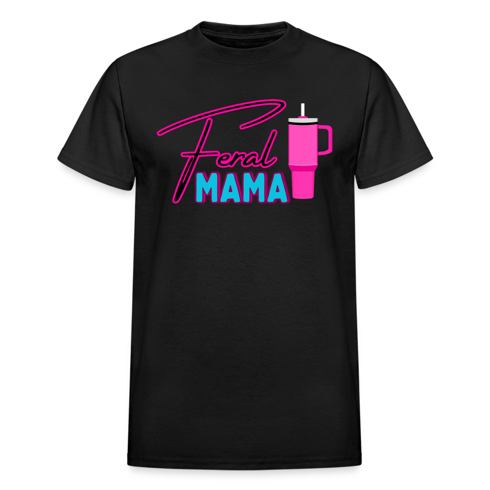 Feral Mama Gildan Ultra Cotton Adult T-Shirt - black