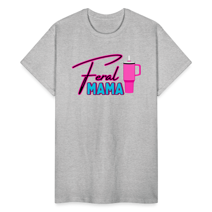 Feral Mama Gildan Ultra Cotton Adult T-Shirt - heather gray