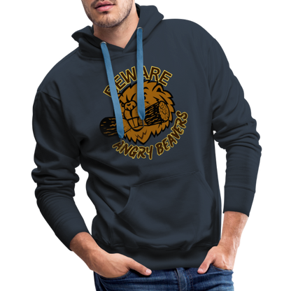 Angry Beavers Men’s Premium Hoodie - navy