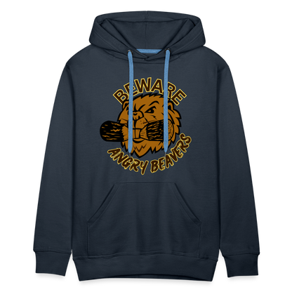 Angry Beavers Men’s Premium Hoodie - navy