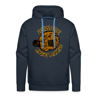 Angry Beavers Men’s Premium Hoodie - navy