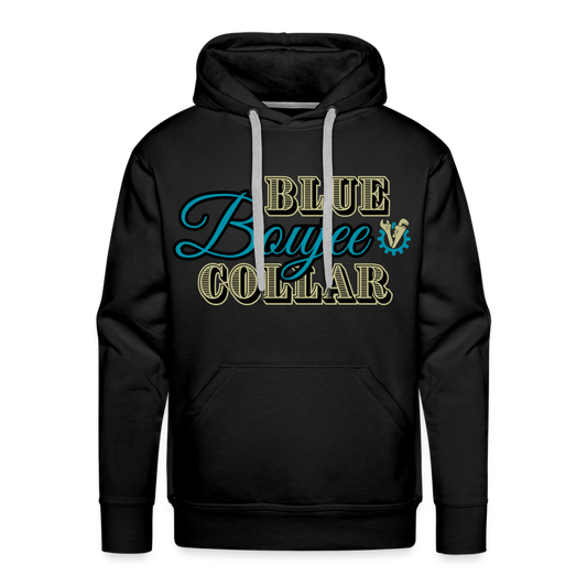 Blue Collar Boujee Men’s Premium Hoodie - black