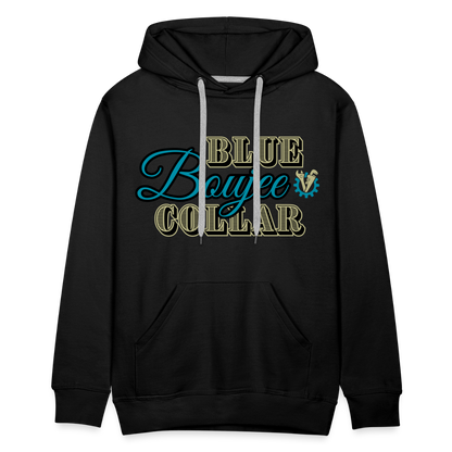 Blue Collar Boujee Men’s Premium Hoodie - black