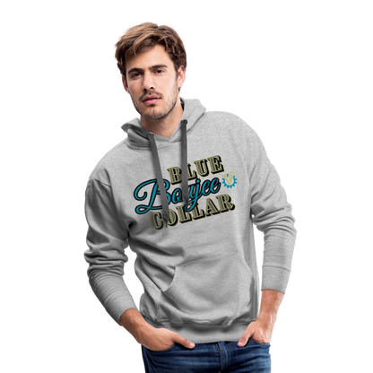 Blue Collar Boujee Men’s Premium Hoodie - heather grey