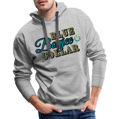 Blue Collar Boujee Men’s Premium Hoodie - heather grey