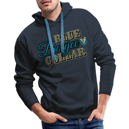Blue Collar Boujee Men’s Premium Hoodie - navy
