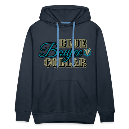 Blue Collar Boujee Men’s Premium Hoodie - navy