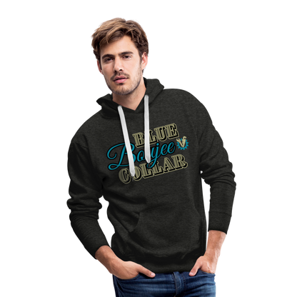Blue Collar Boujee Men’s Premium Hoodie - charcoal grey