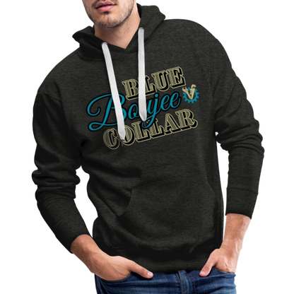 Blue Collar Boujee Men’s Premium Hoodie - charcoal grey