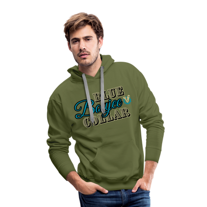 Blue Collar Boujee Men’s Premium Hoodie - olive green