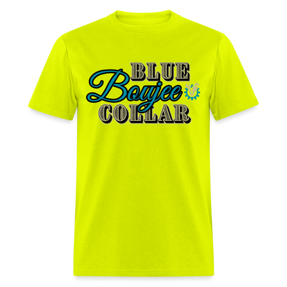 Blue Collar Boujee Men’s Unisex Classic T-Shirt - safety green