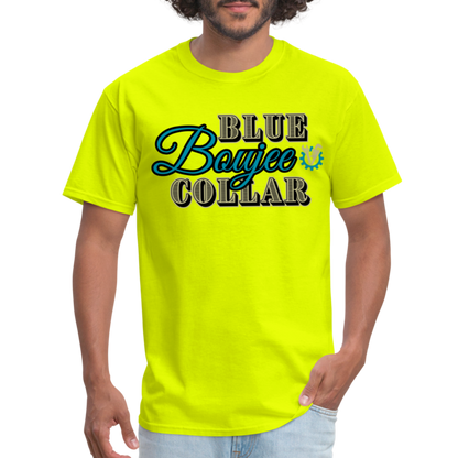 Blue Collar Boujee Men’s Unisex Classic T-Shirt - safety green