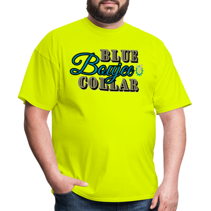Blue Collar Boujee Men’s Unisex Classic T-Shirt - safety green