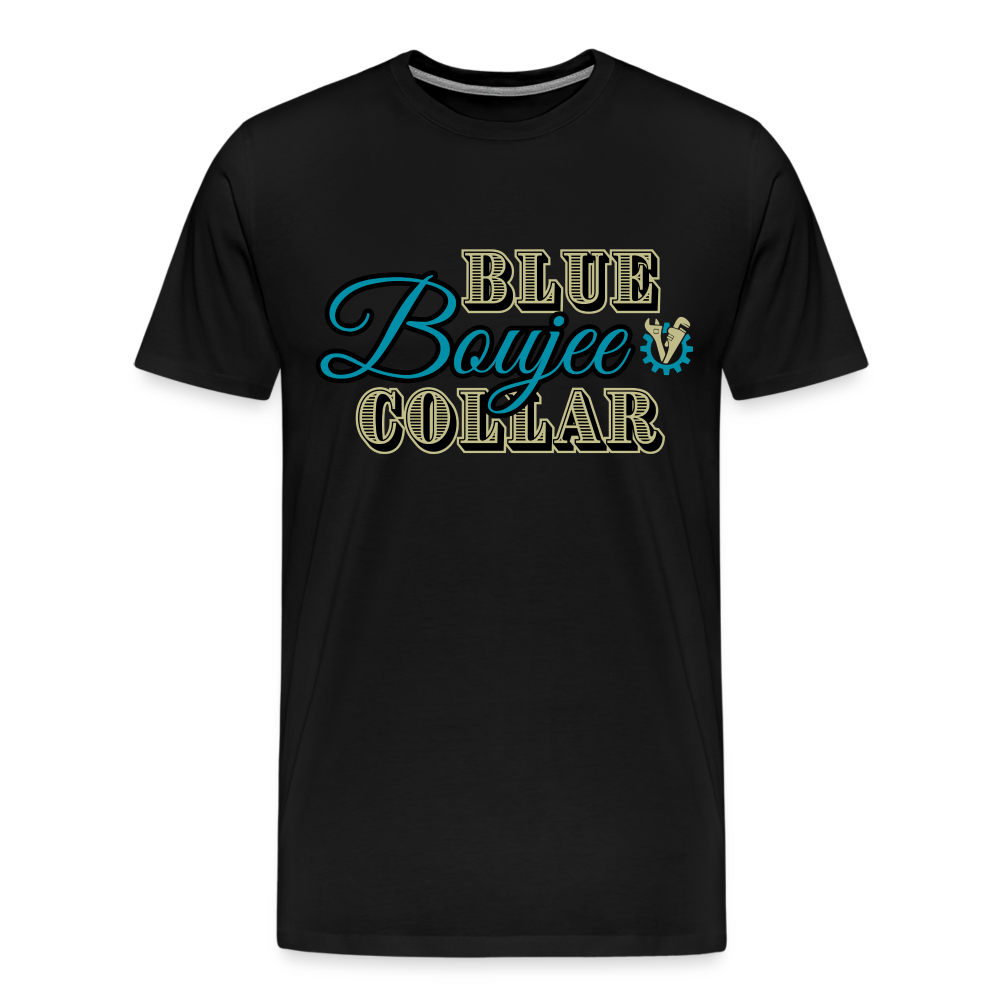 Blue Collar Boujee Men's Premium T-Shirt - black