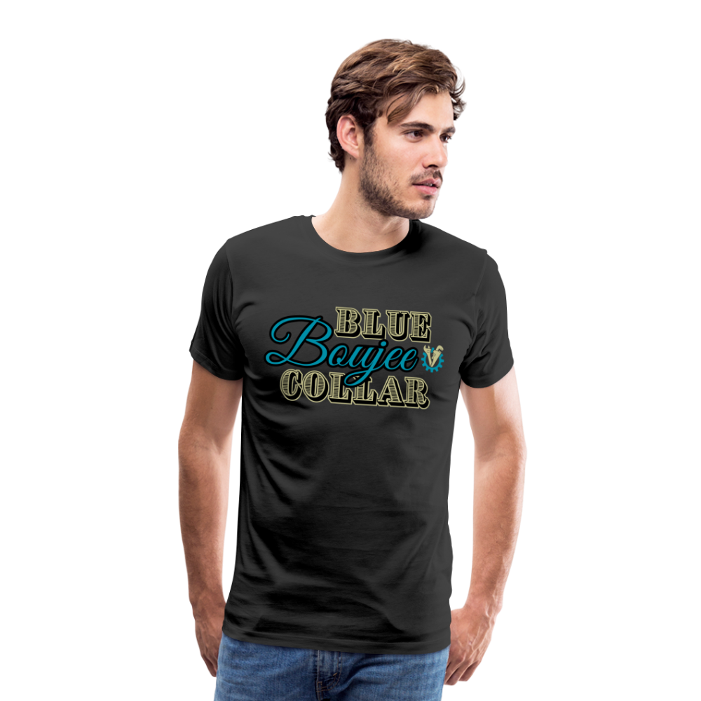Blue Collar Boujee Men's Premium T-Shirt - black