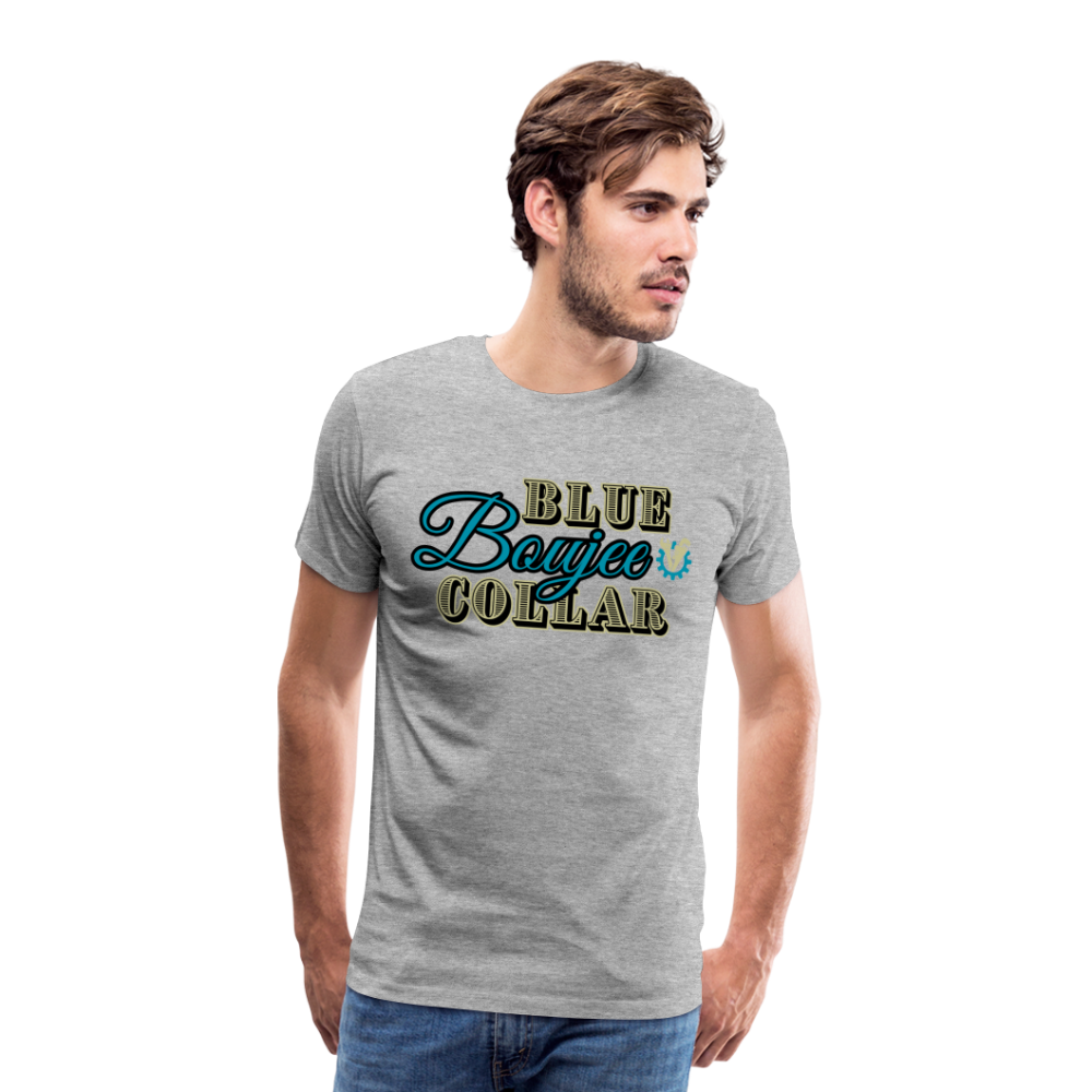 Blue Collar Boujee Men's Premium T-Shirt - heather gray