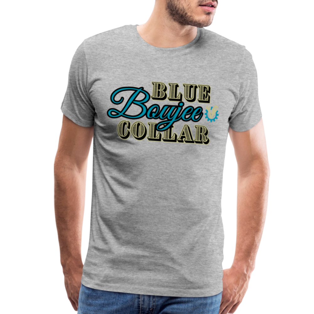Blue Collar Boujee Men's Premium T-Shirt - heather gray