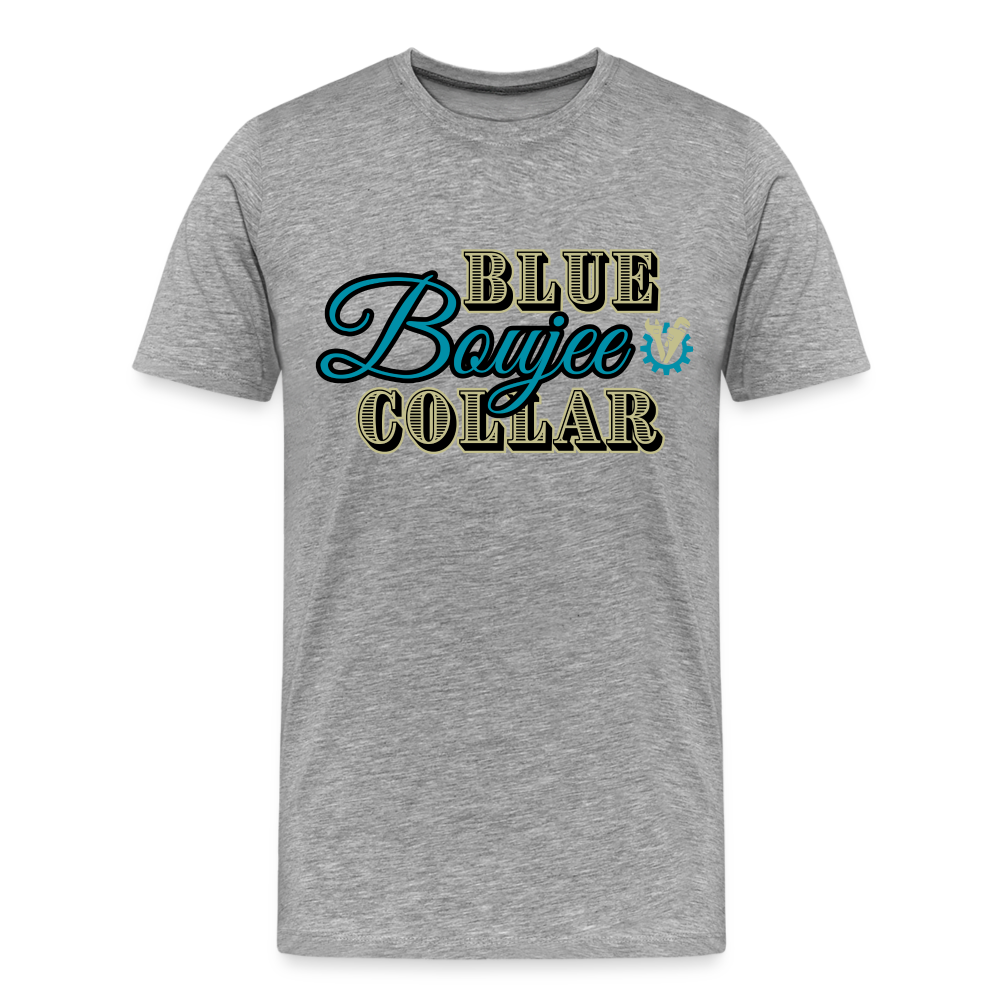 Blue Collar Boujee Men's Premium T-Shirt - heather gray