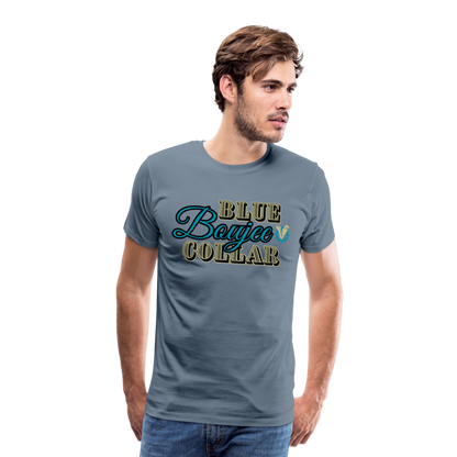 Blue Collar Boujee Men's Premium T-Shirt - steel blue