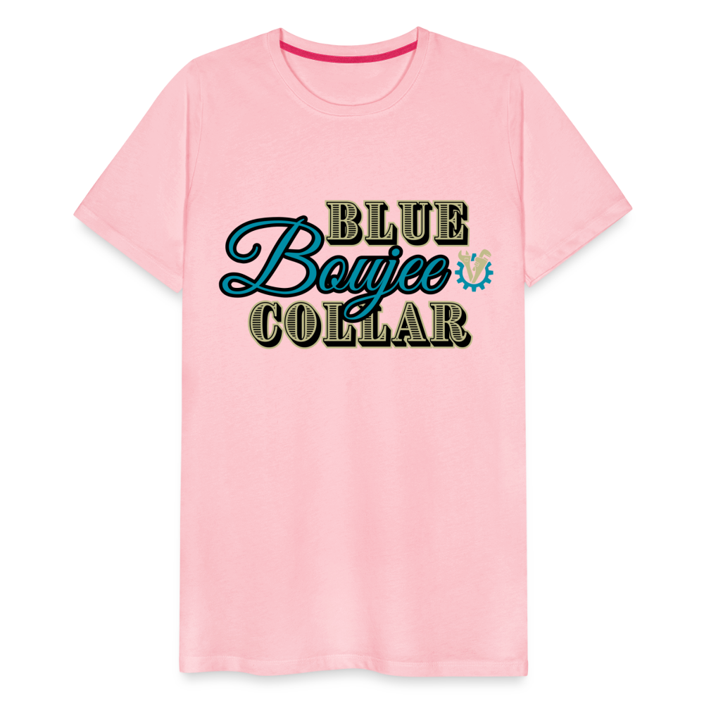 Blue Collar Boujee Men's Premium T-Shirt - pink