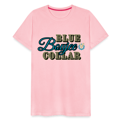 Blue Collar Boujee Men's Premium T-Shirt - pink