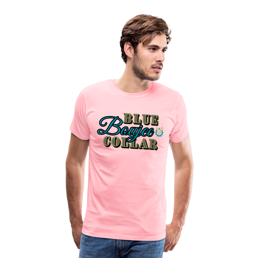 Blue Collar Boujee Men's Premium T-Shirt - pink