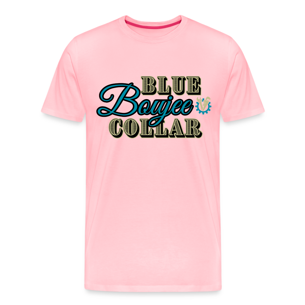 Blue Collar Boujee Men's Premium T-Shirt - pink