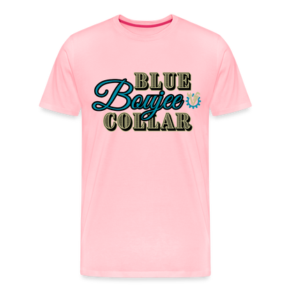 Blue Collar Boujee Men's Premium T-Shirt - pink