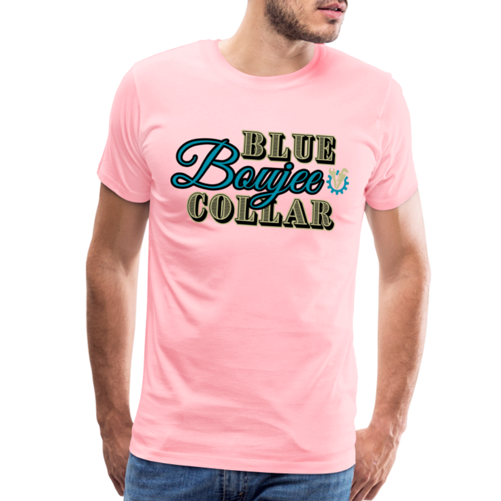 Blue Collar Boujee Men's Premium T-Shirt - pink