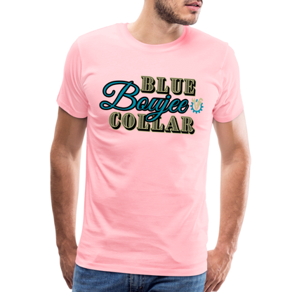 Blue Collar Boujee Men's Premium T-Shirt - pink