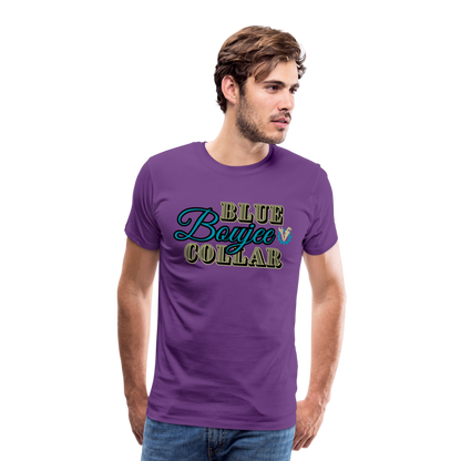 Blue Collar Boujee Men's Premium T-Shirt - purple