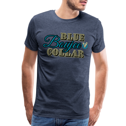 Blue Collar Boujee Men's Premium T-Shirt - heather blue