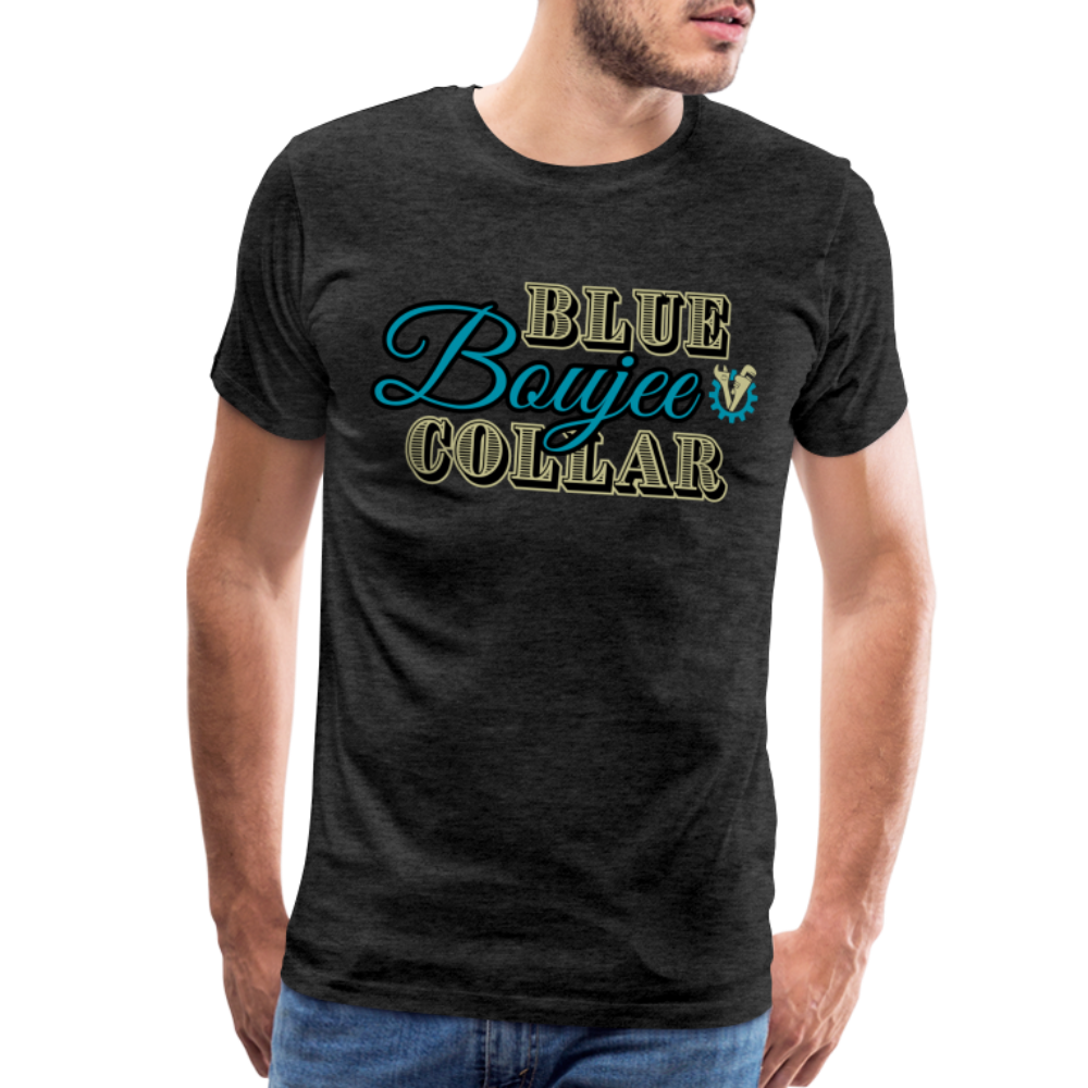 Blue Collar Boujee Men's Premium T-Shirt - charcoal grey