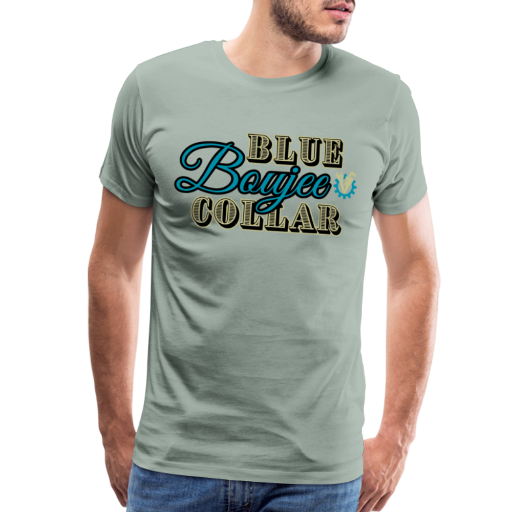 Blue Collar Boujee Men's Premium T-Shirt - steel green