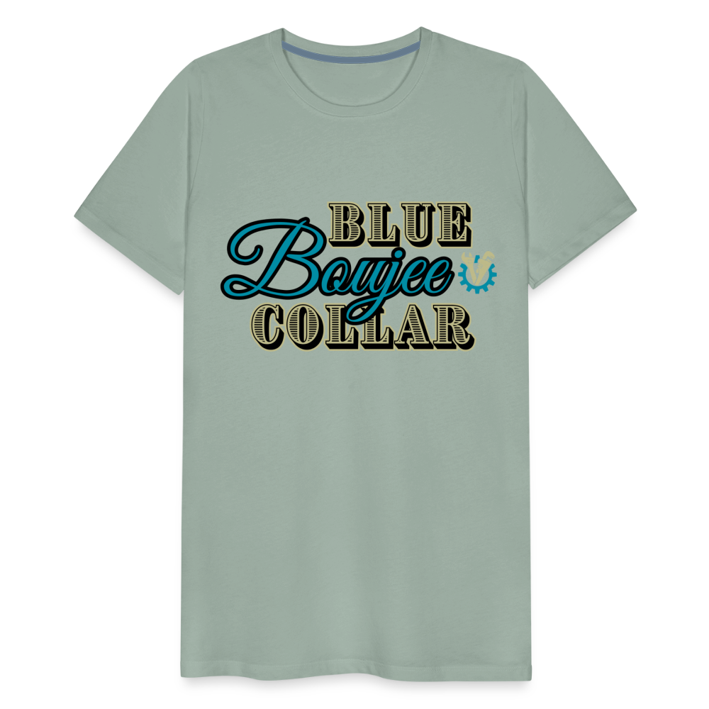 Blue Collar Boujee Men's Premium T-Shirt - steel green