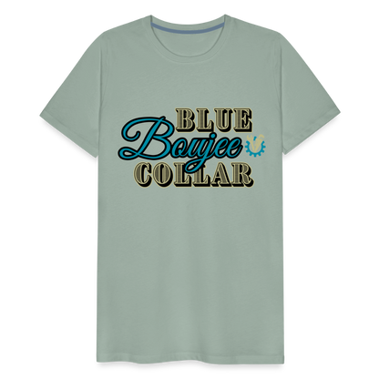 Blue Collar Boujee Men's Premium T-Shirt - steel green