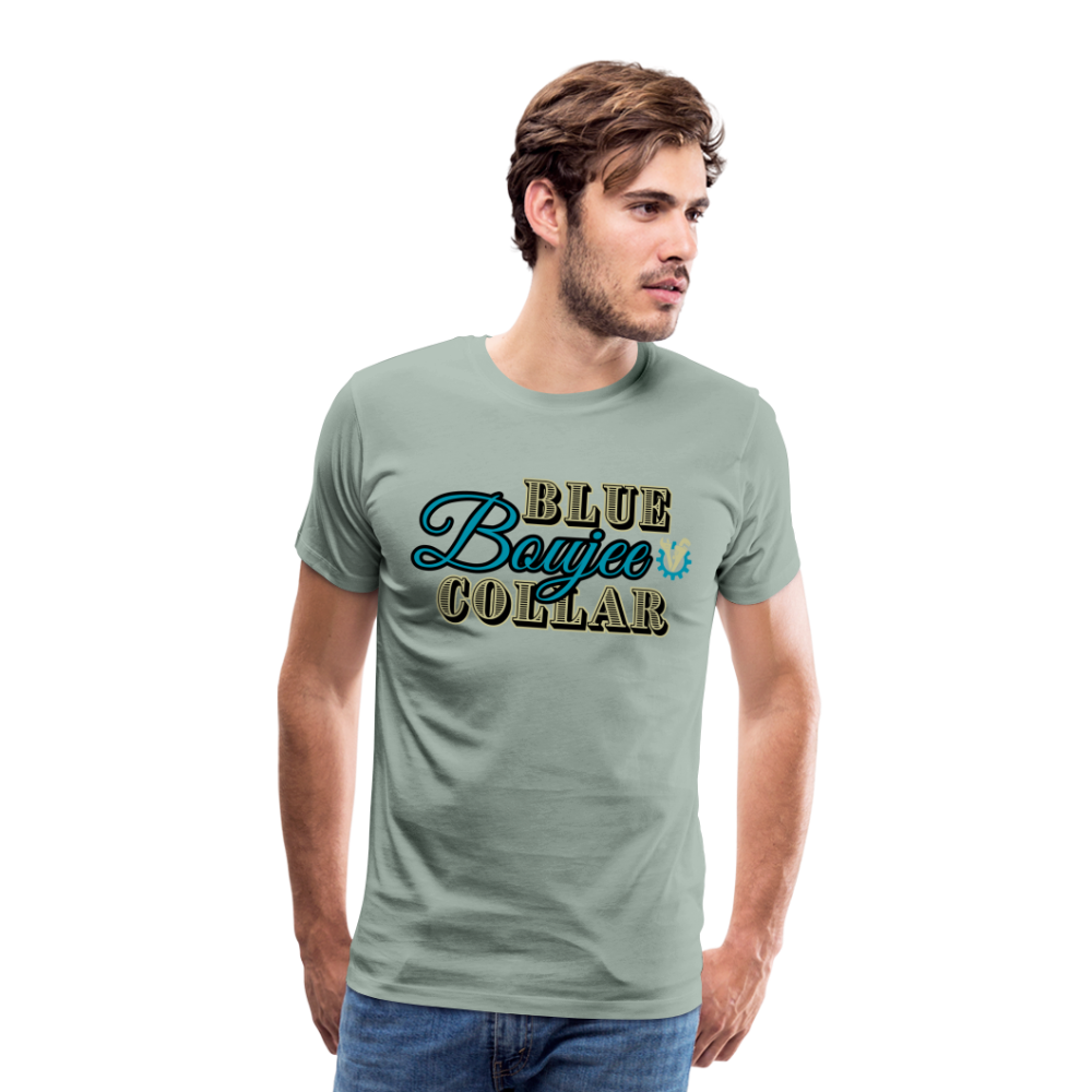 Blue Collar Boujee Men's Premium T-Shirt - steel green