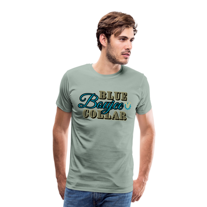 Blue Collar Boujee Men's Premium T-Shirt - steel green