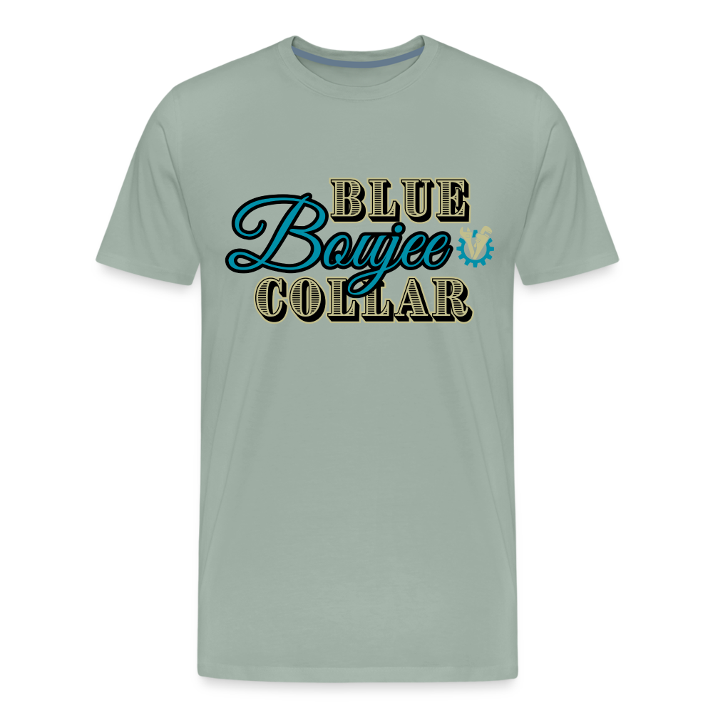 Blue Collar Boujee Men's Premium T-Shirt - steel green