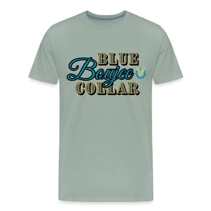 Blue Collar Boujee Men's Premium T-Shirt - steel green