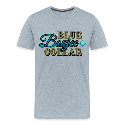 Blue Collar Boujee Men's Premium T-Shirt - heather ice blue
