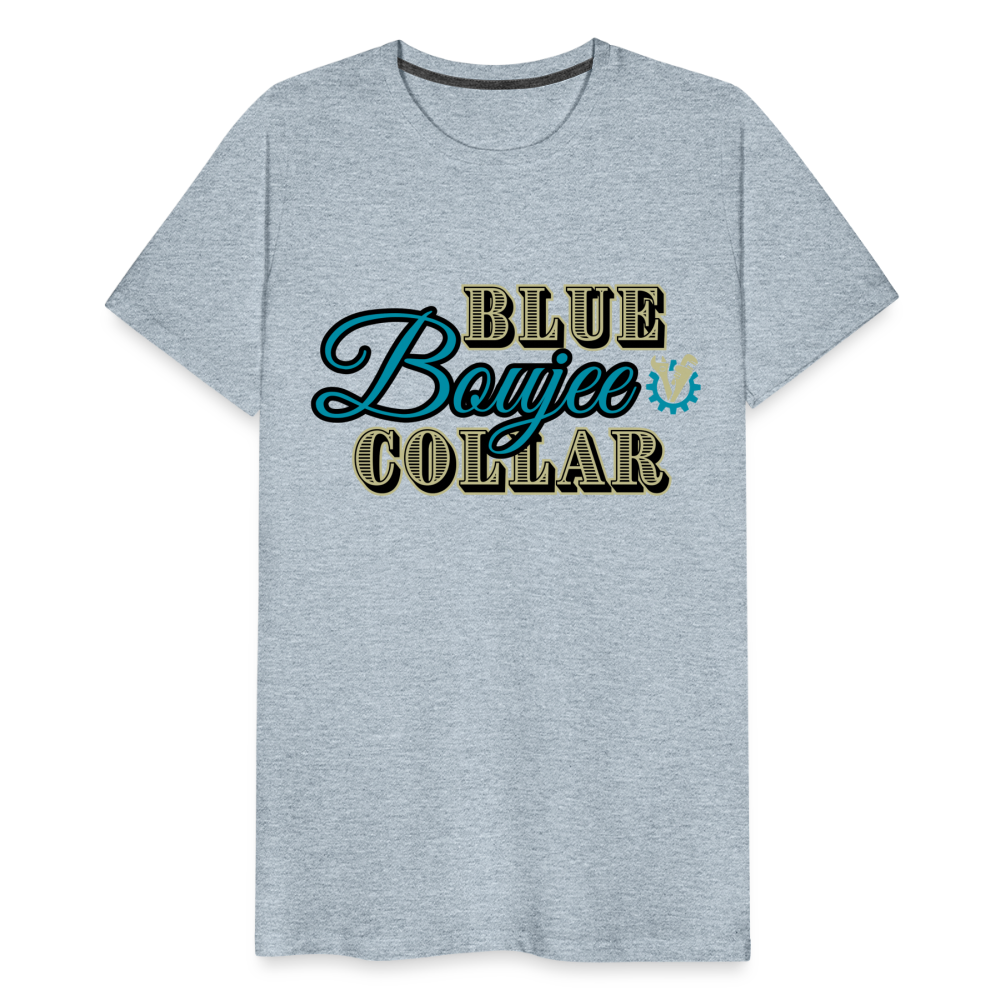 Blue Collar Boujee Men's Premium T-Shirt - heather ice blue