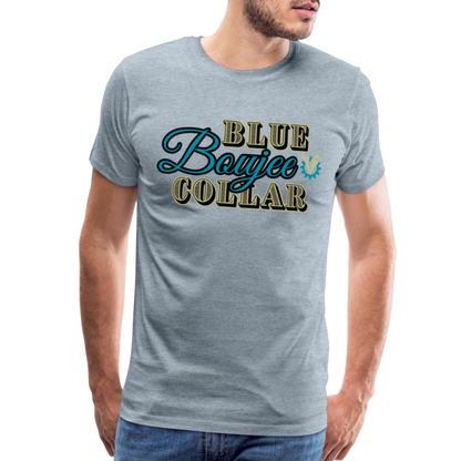 Blue Collar Boujee Men's Premium T-Shirt - heather ice blue