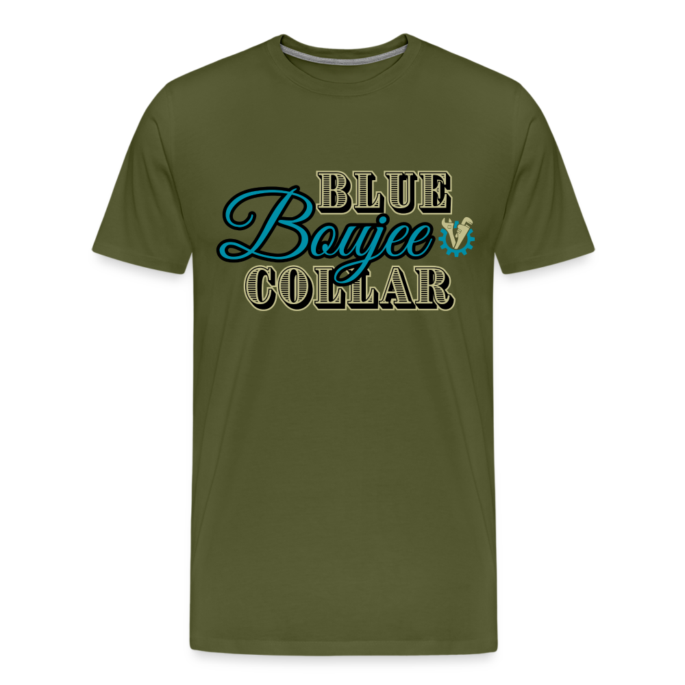 Blue Collar Boujee Men's Premium T-Shirt - olive green