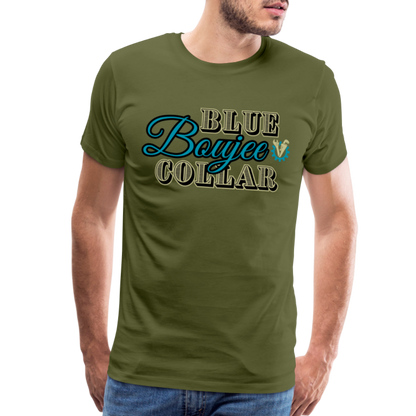 Blue Collar Boujee Men's Premium T-Shirt - olive green
