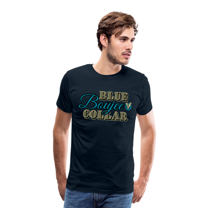 Blue Collar Boujee Men's Premium T-Shirt - deep navy