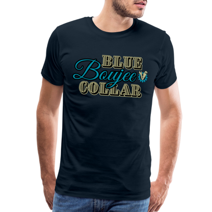 Blue Collar Boujee Men's Premium T-Shirt - deep navy