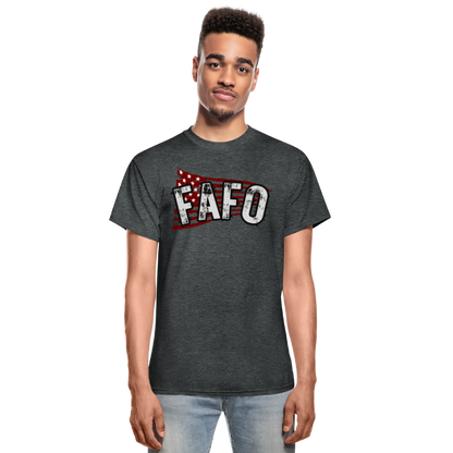 FAFO Gildan Ultra Cotton Adult T-Shirt - deep heather